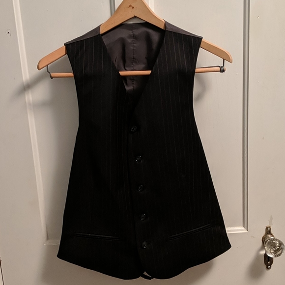 Oscar de la Renta 3-pc suit, wool+cashmere 42S W36 - Picture 4 of 9